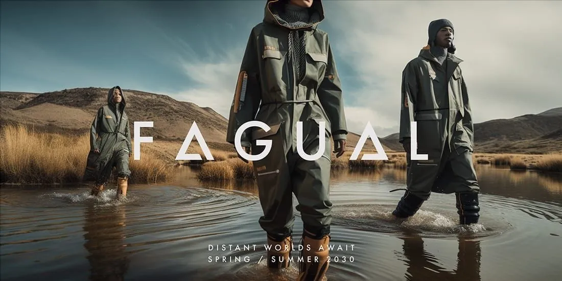 Earth Patrol — Fagual Spring/Summer 2030 collection visual